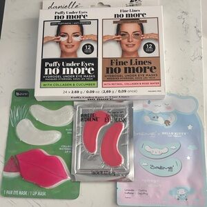 Danielle "No More" Puffy Under Eye & Fine Lines Hydrogel Masks - Assorted Colors